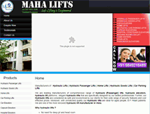 Tablet Screenshot of mahalifts.com